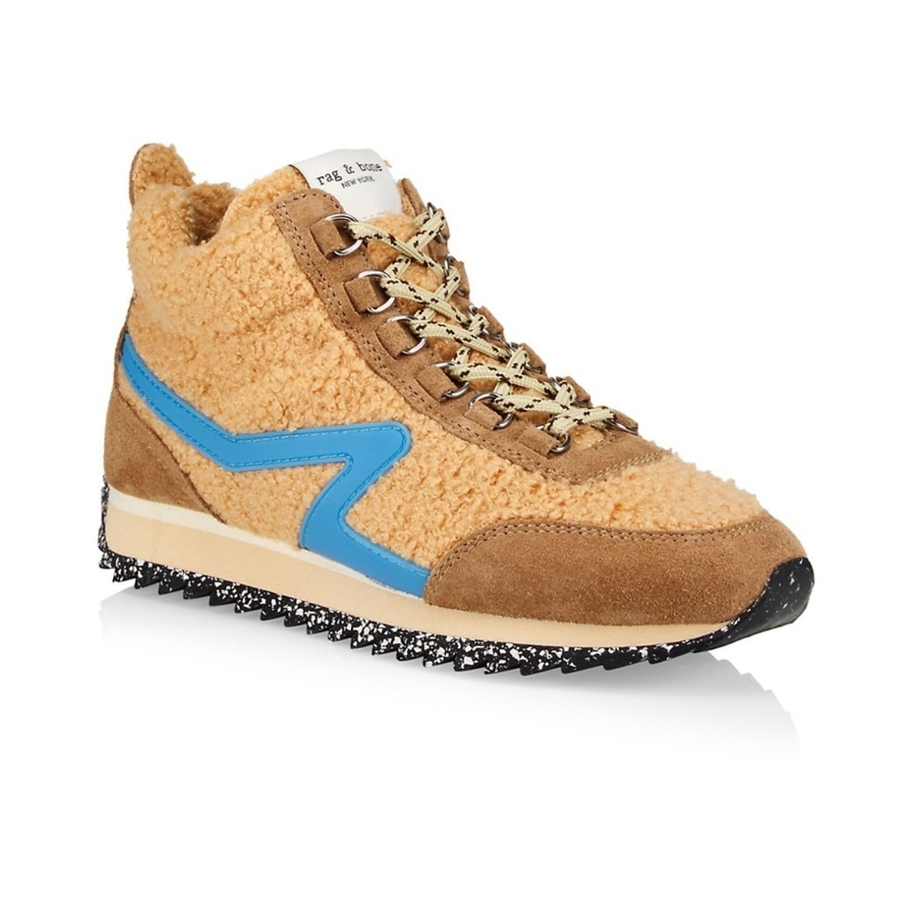 New With Tags Rag & Bone Shearling Retro Hiker size 38